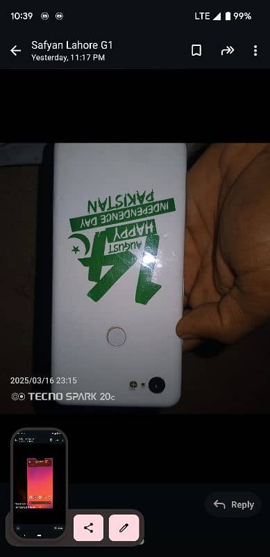Google pixel 3xl for sail non pta 1 month Sim time Baki ha 1