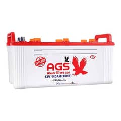 AGS battery 140 ampr ws220 23 plate