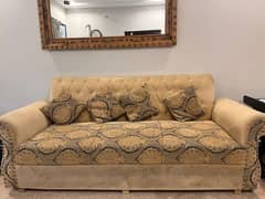 Sofa Set Golden 7 Seater