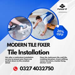 Tile Fixing Service in lahore,house renovation service