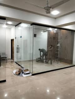 Office Partition/SS Reeling/Shower Cabins/Led Mirror/Glass Designing