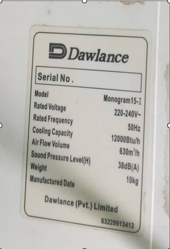 Selling Dawlance(Monogram 15-I) 0