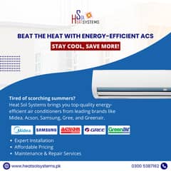 Midea 1.5 Ton Ac & Dc Inverter Heat and Cool Midea Air Conditioner