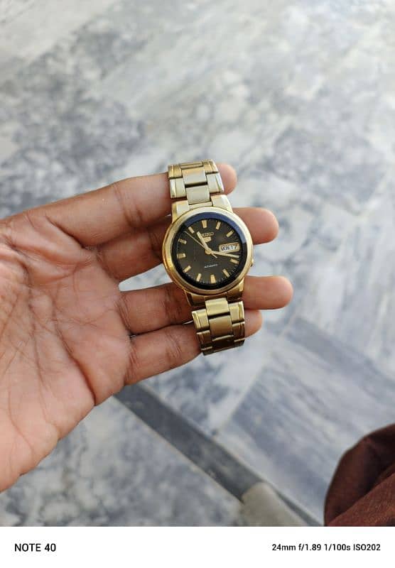 automatic gadiyan Seiko 5 all working good condition 2