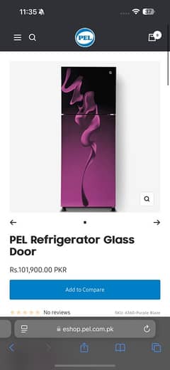 Pel Glass door Fridge