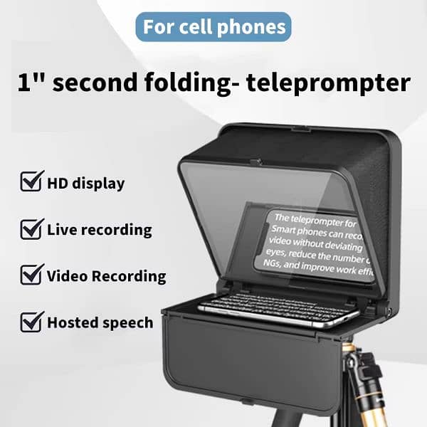 LENSGO TC7 S Feelworld Teleprompter /Tp2A/Tp10/Tp13/Tp16/ 1