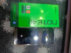 INFINIX NOTE 40 8+8/256 FOR SALE