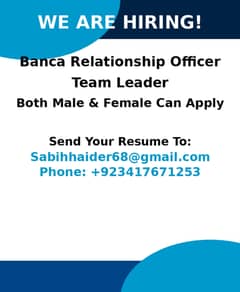 Banca RelationShip Officer