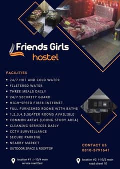 girls hostel in I 10 Islamabad Pakistan