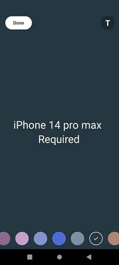 iPhone 14 pro max required urgent