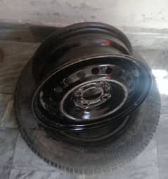 13 inch Rim 4 nut and Tyre