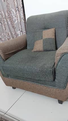 Brown colour sofa set