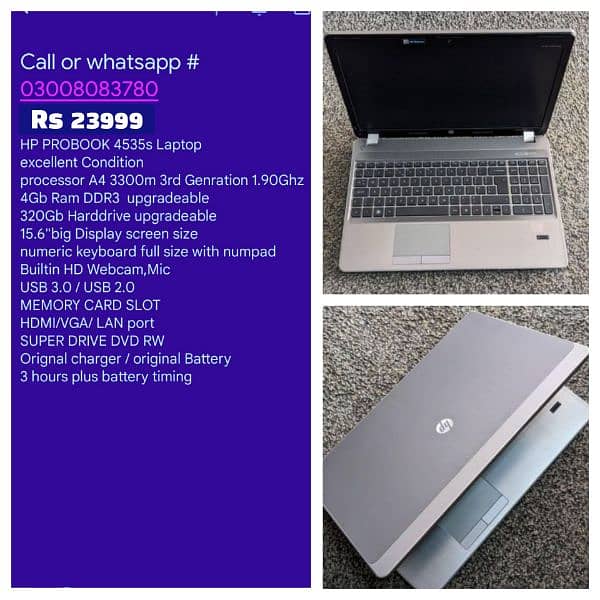 03008083780 Asus slim Laptop 4th Generation 15.6"Display 3hr Batry tmg 10