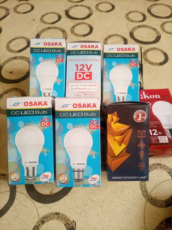 12 volts DC bulb and holders 5