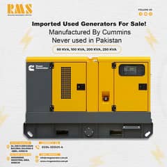 Imported used generator | 60kva to 100kva 150kva to 200kva, 250kva set