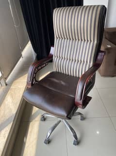 Executive Office Chair and Table