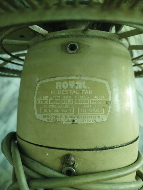 Pedestal Royal Fan Old 1