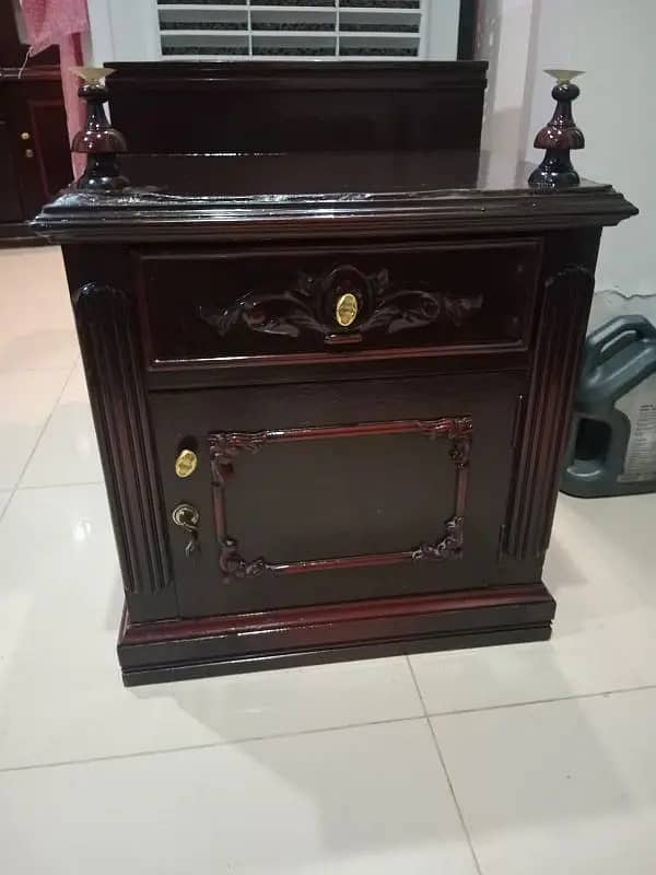 Bed side table dressing / Double Bed / King  Bed / Wooden Furniture 3