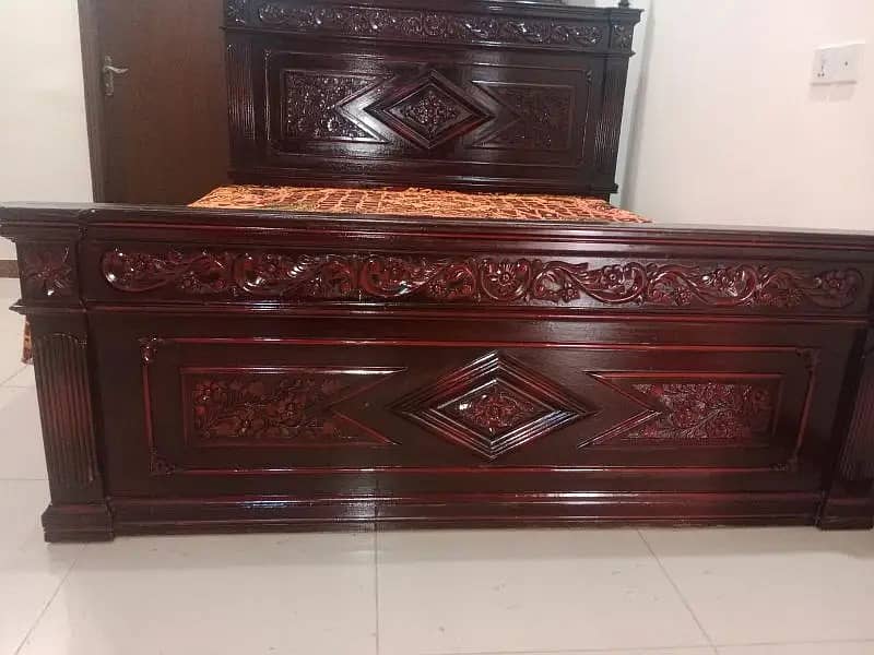 Bed side table dressing / Double Bed / King  Bed / Wooden Furniture 5