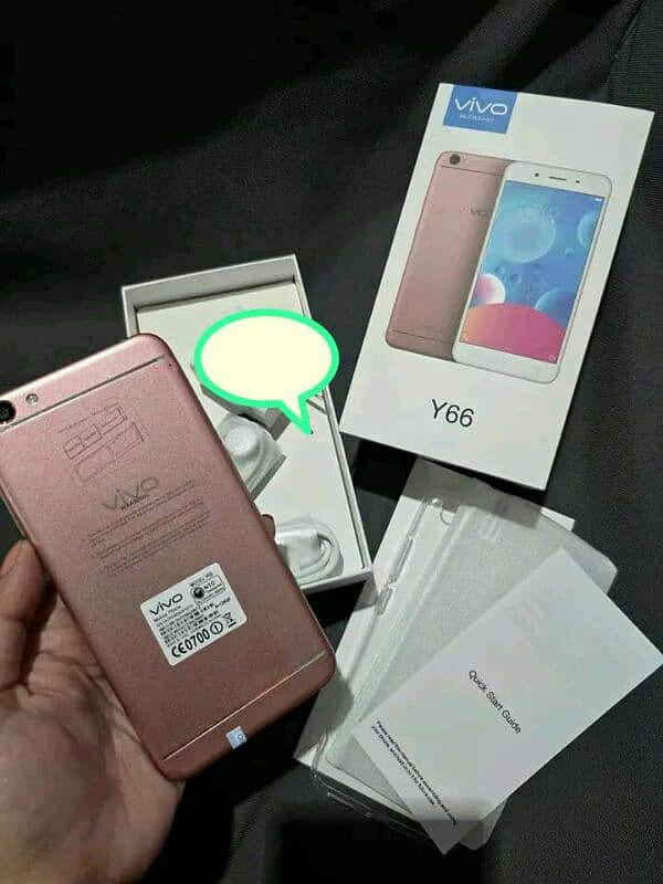 VIVO Y66 WITH BOX AND DATA CABLE 1