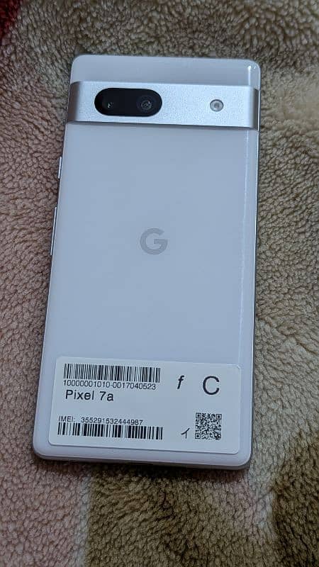 Google pixel 7A , PTA 6