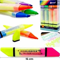 vibrant 6 pcs highlighter pen set- perfect for marking