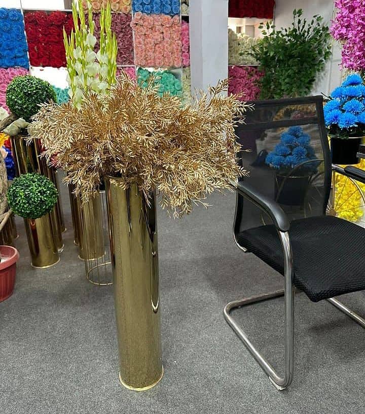 Stainless steel planter | Planter Golden | Golden Flower Pot | Gamla 10