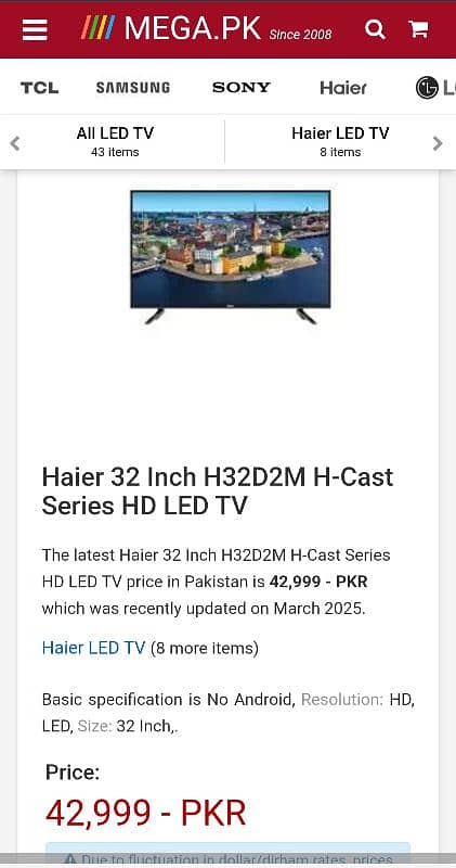 Haier LED 6