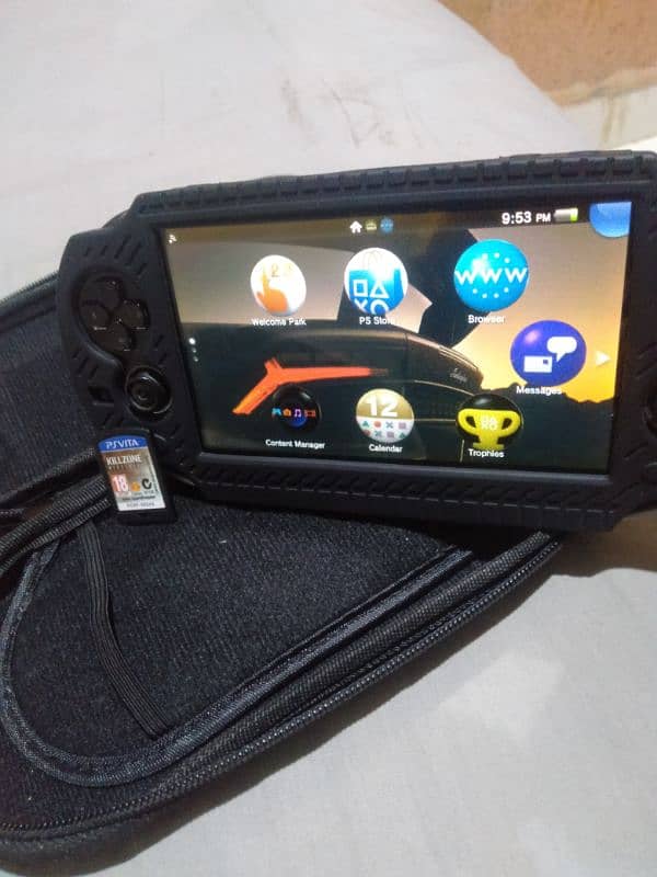 Ps vita with all accessories and 3 game. 0