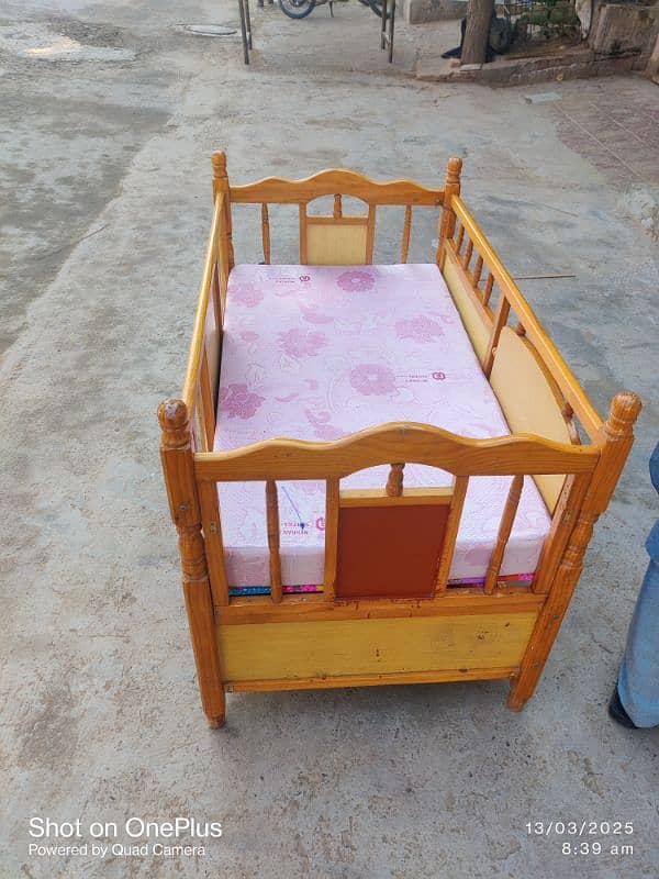 Baby Cot wooden 3