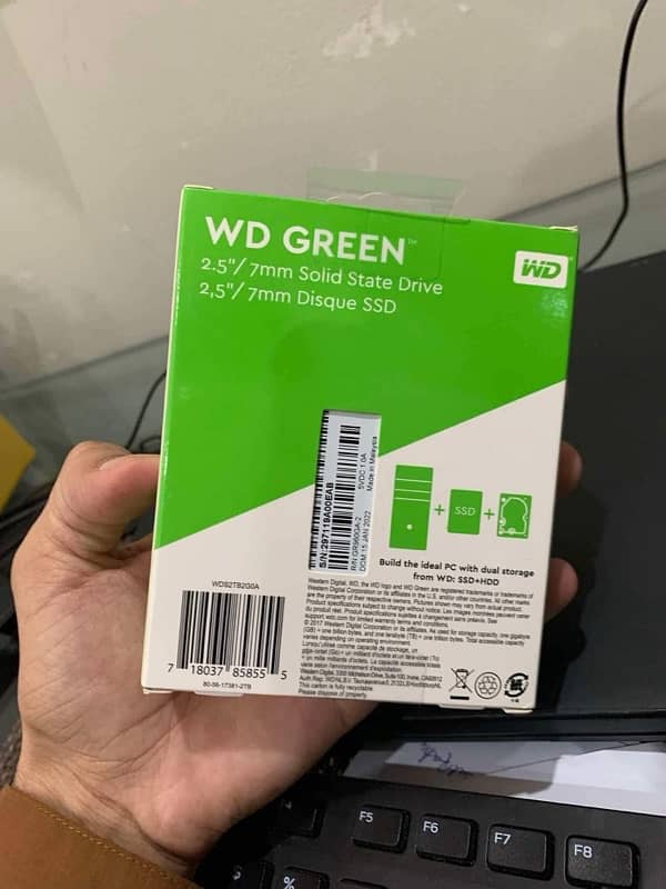 WD green 2tb SSD 1