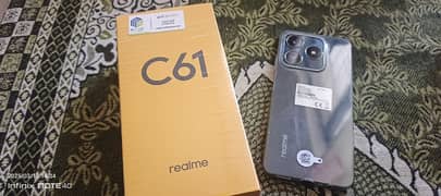 Realme C61 new model 5G pice used 2 weeks from Saudi Arab 03219477875