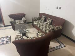 3+2 seater sofas are available for sale with table