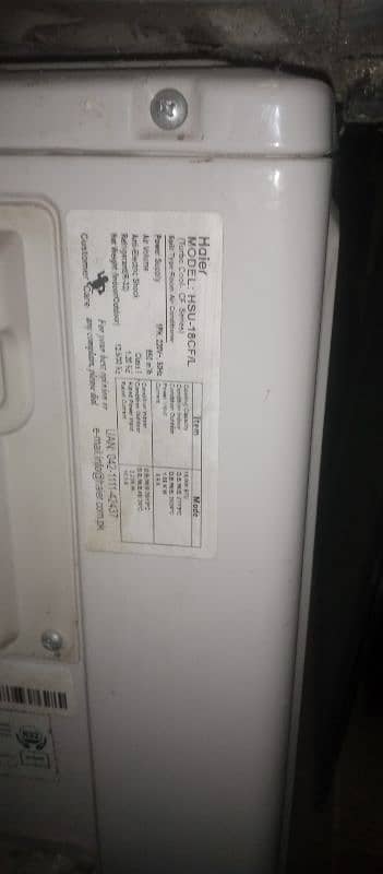 Haier 1.5 ton split ac 2