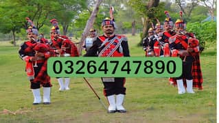 Fauji Band, Band Baja, Events, Dhol services, Fauji Pipe Band