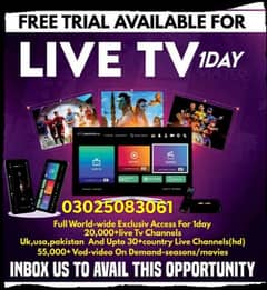 OPPLEX TV IPTV Live TV Channels / Android & Smart LED 03025083061