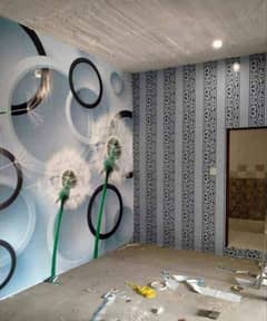 PVC wallpaper washable waterproof