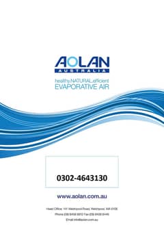 AOLAN evaporative air cooler