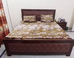 Wooden King Double Bed