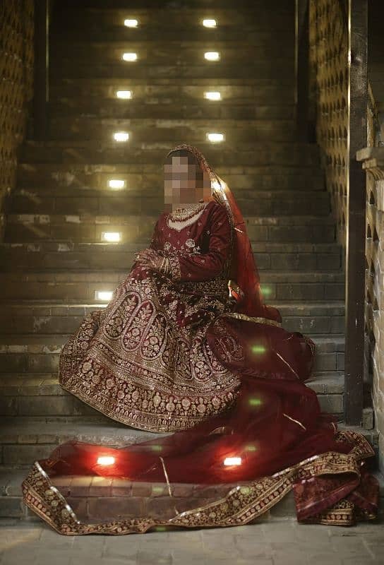 Stunning Red Bridal Dress Barat Lehenga 2