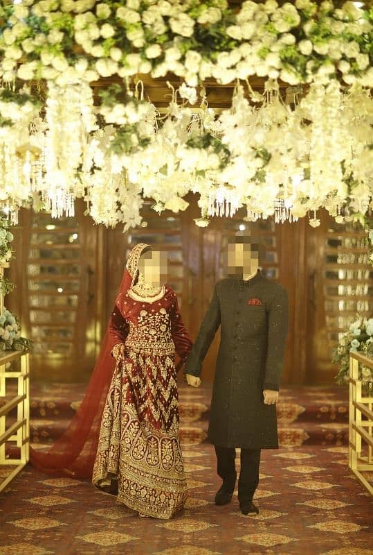 Stunning Red Bridal Dress Barat Lehenga 3