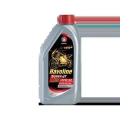 100% Original Havoline® Super 4T SAE 20W-50 Engine Oil for Bikes (1 L)