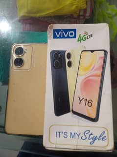 Vivo Y16 8+8 16 ram  256gp full box