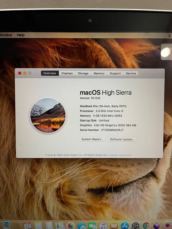 Macbook pro 11 model 4