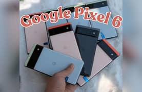 Google pixel 6, pixel 6a, pixel 6 Pro 128GB Fresh Waterpack Stock