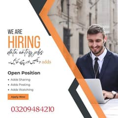 online jobs/full time/part time/simple typing jobs for boys and girls