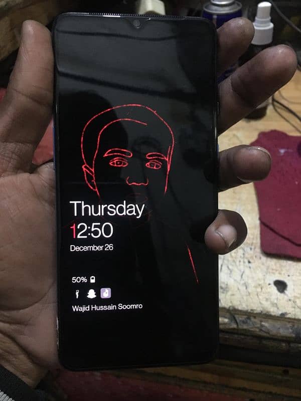 one plus 7t  mobile 4