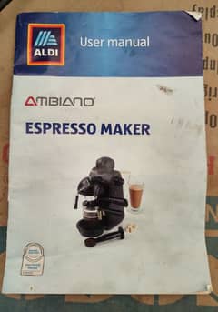 Espresso coffee machine