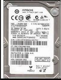 Hitachi 500 Gb hdd with 2 gb ram for sale