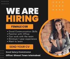 Female Customer Service Representative